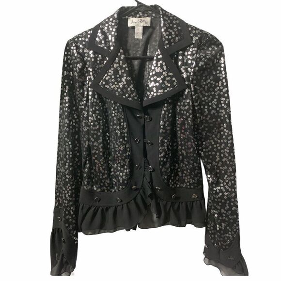 NWOT Joseph Ribkoff Faux Sequinned Blazer - Picture 1 of 7